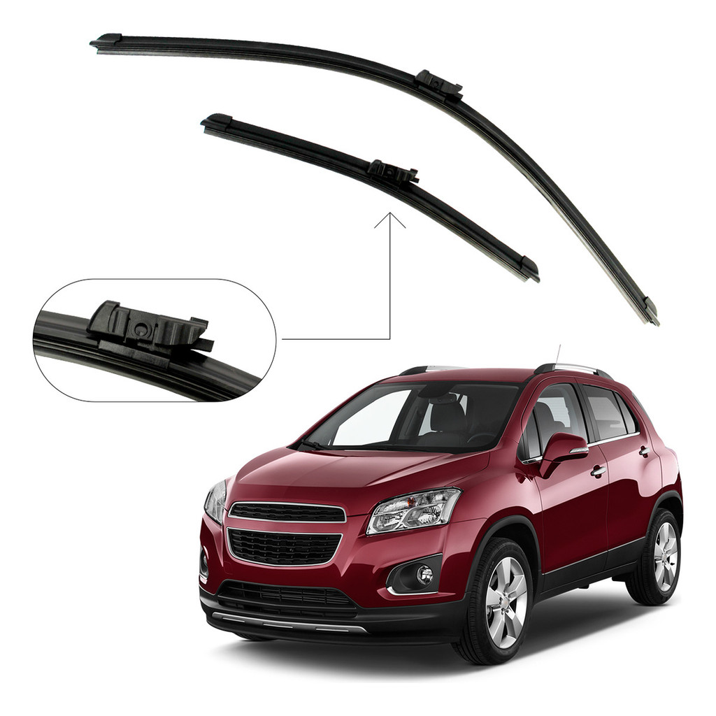 Par Palheta Limpador Parabrisa Chevrolet Tracker 2014 A 2018 - Spare Parts and Accessories for Vehicles