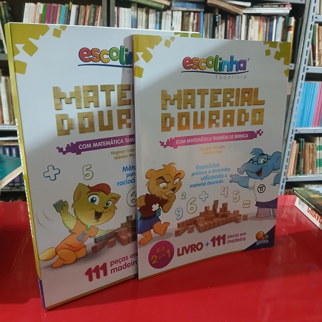 ESCOLINHA TODOLIVRO - MATERIAL DOURADO autor VIRGINIA FINZETTO/ MONICA PINA
