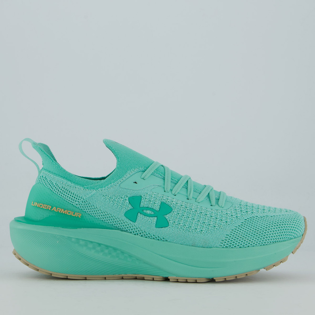 Tênis Under Armour Charged Quicker 2 Verde Água em Oferta na Shopee