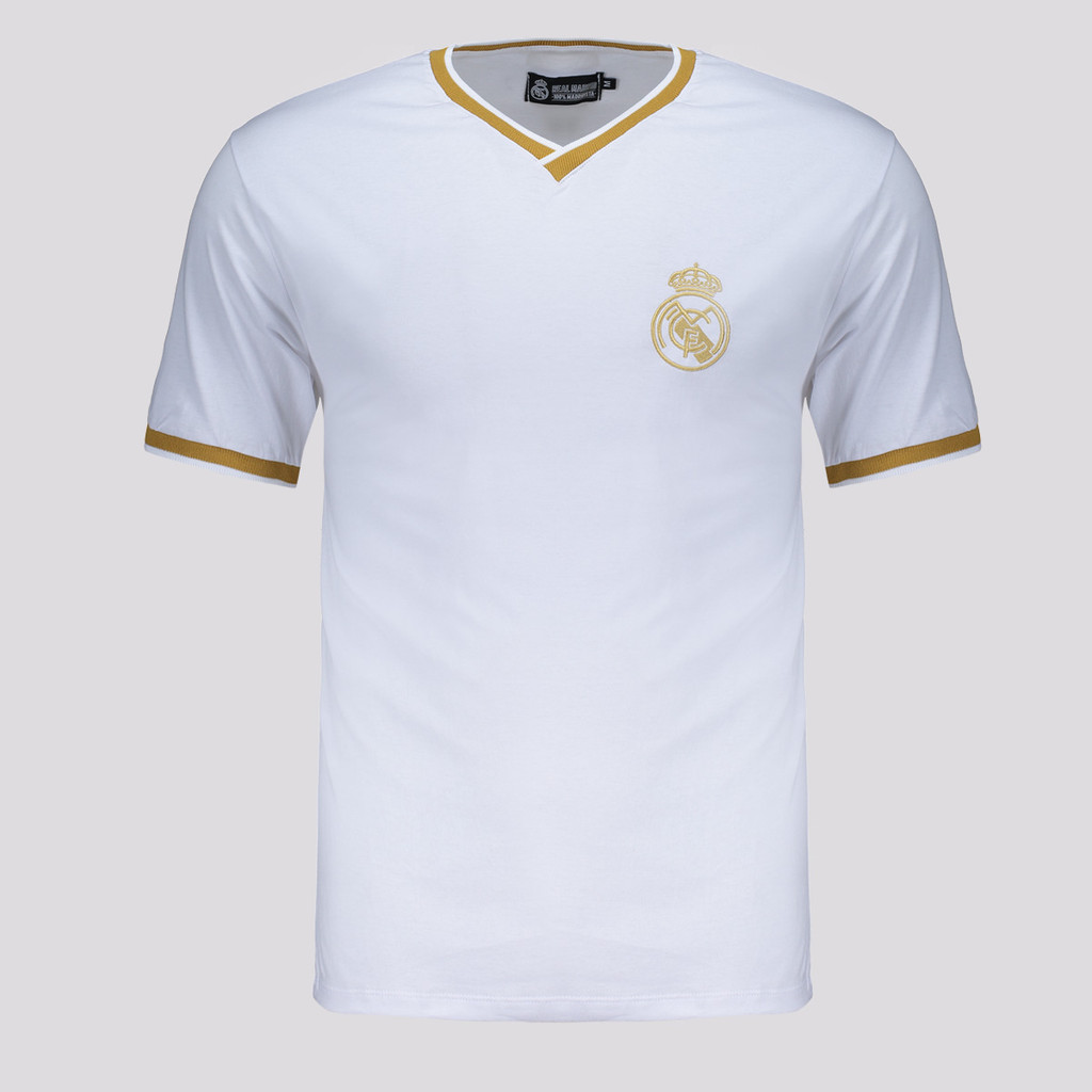 Camisa Real Madrid Classic Branca - Men Clothes
