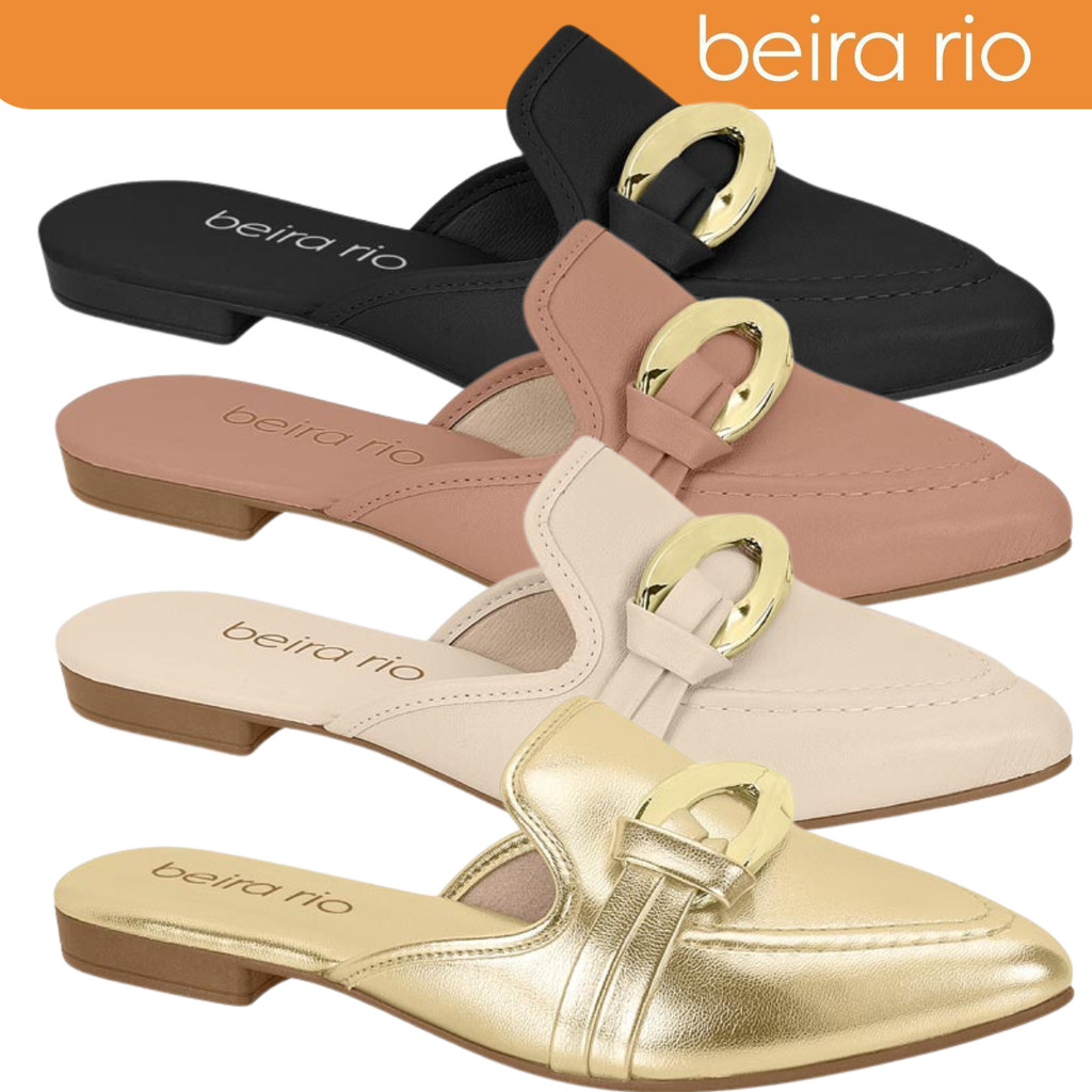 Sandalia Mule Feminino Beira Rio Confortável