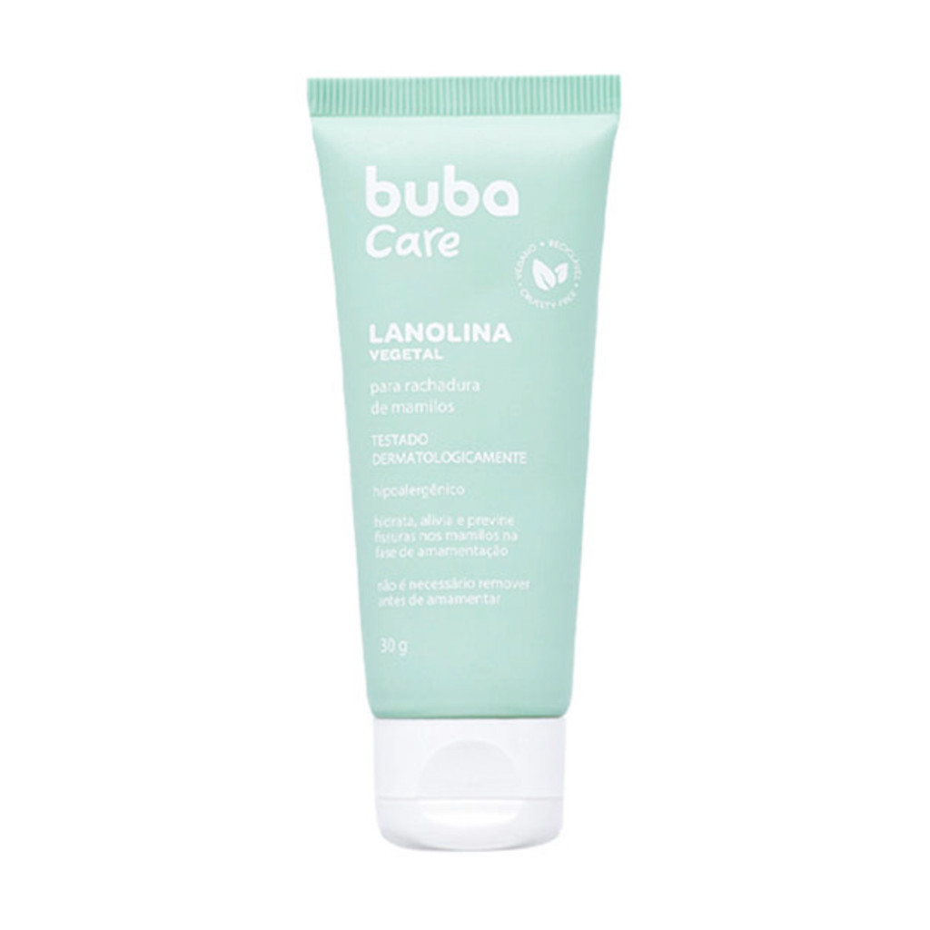 Lanolina Vegetal Vegana 30g Alivia Hidrata Rachadura Mamilos Eficiente Amamentação Cuidados Mamãe