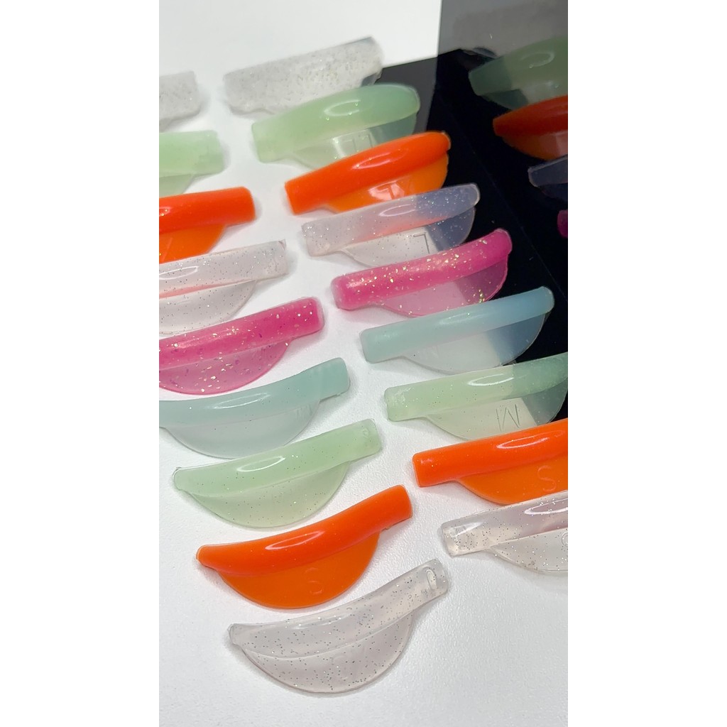 Molde Neon 2.0 Para Lash Lifting / Lift Pad Anatômico / Nova Versão Neon Com Glitter De Silicone