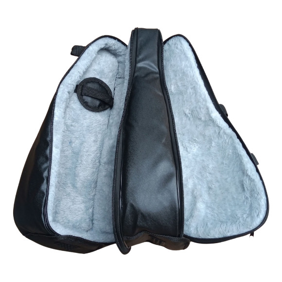 Capa Case Banjo Duplo Couro + Pelúcia Impermeável Bag Top