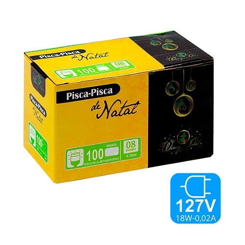 PISCA PISCA ARROZ COLOR 127V 4,15M 8 FUNÇOES WINCY NATAL*