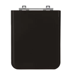 Tampa de Vaso Square Preto para Bacia Incepa em MDF Laqueado