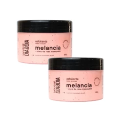 Kit 2 Esfoliantes Creme Melancia Com Argila Branca Labotrat