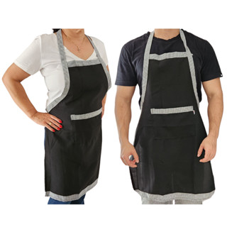 Avental Xadrez Bolso Cozinha Garçom Restaurante Lanchonete em Oferta na Shopee
