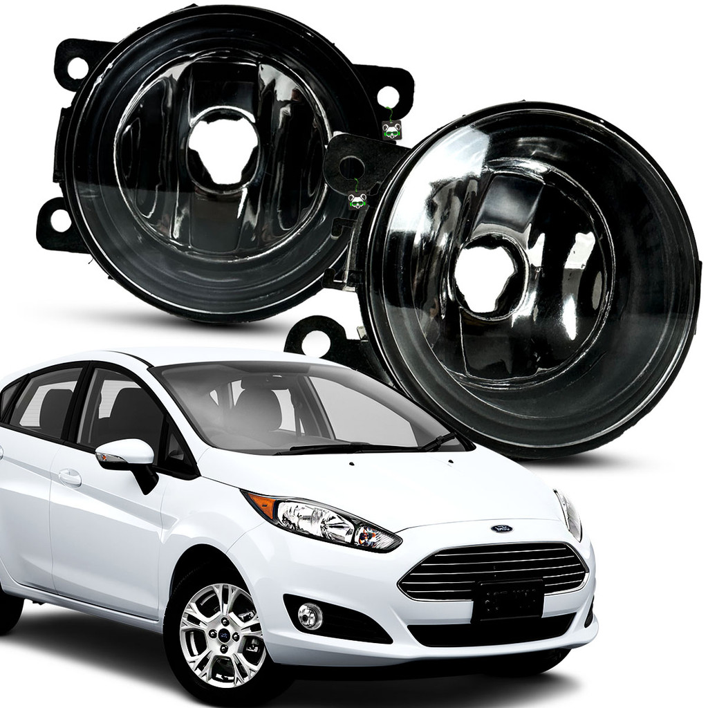 Par Farol Auxiliar Milha Aro Preto Fiesta 2011 2012 2013 2014 2015 2016 2017 2018 2019 - Automobiles
