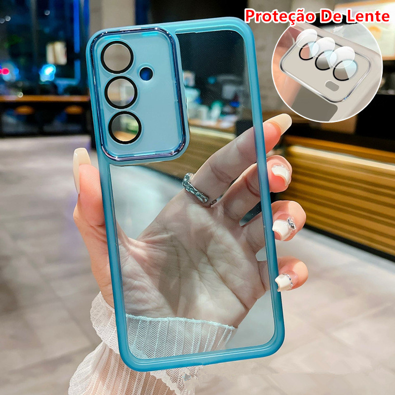 Capa Choque De TPU Macio Transparente Para Samsung Galaxy A06 A16 A26 A36 A56 A04 A05S A14 A15 A24 A25 A34 A35 A54 A55