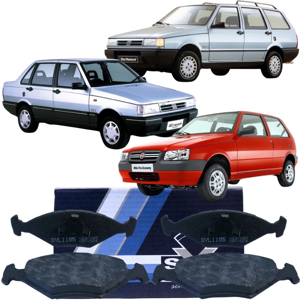 Pastilha De Freio Dianteiro Syl Fiat Elba Premio Fiorino Uno em Oferta na Shopee