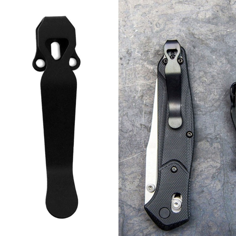 Li * Alloy Pocket Clip Tool Parts Borboleta Back Para Fácil Fixação E Transporte Seguro