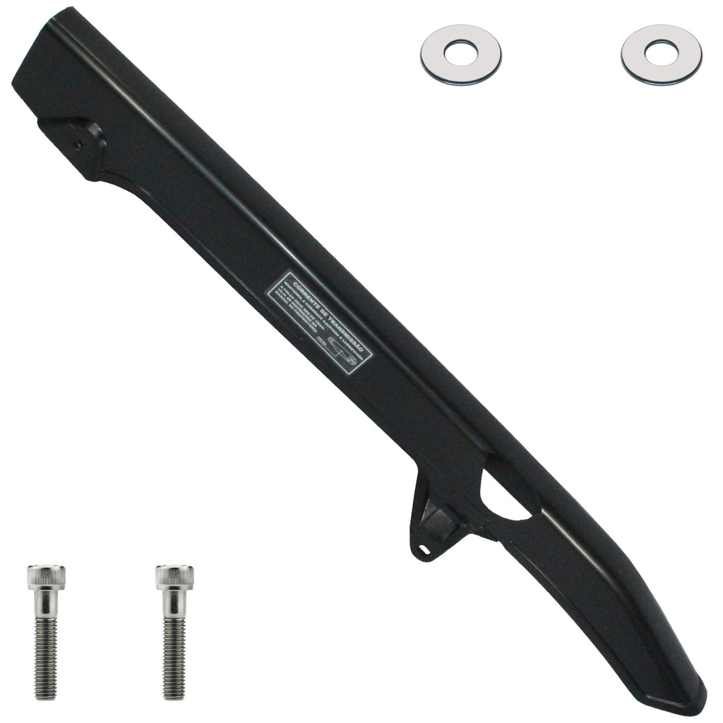 Protetor porta cobre corrente YBR125 Factor 2000 a 2016 com parafusos