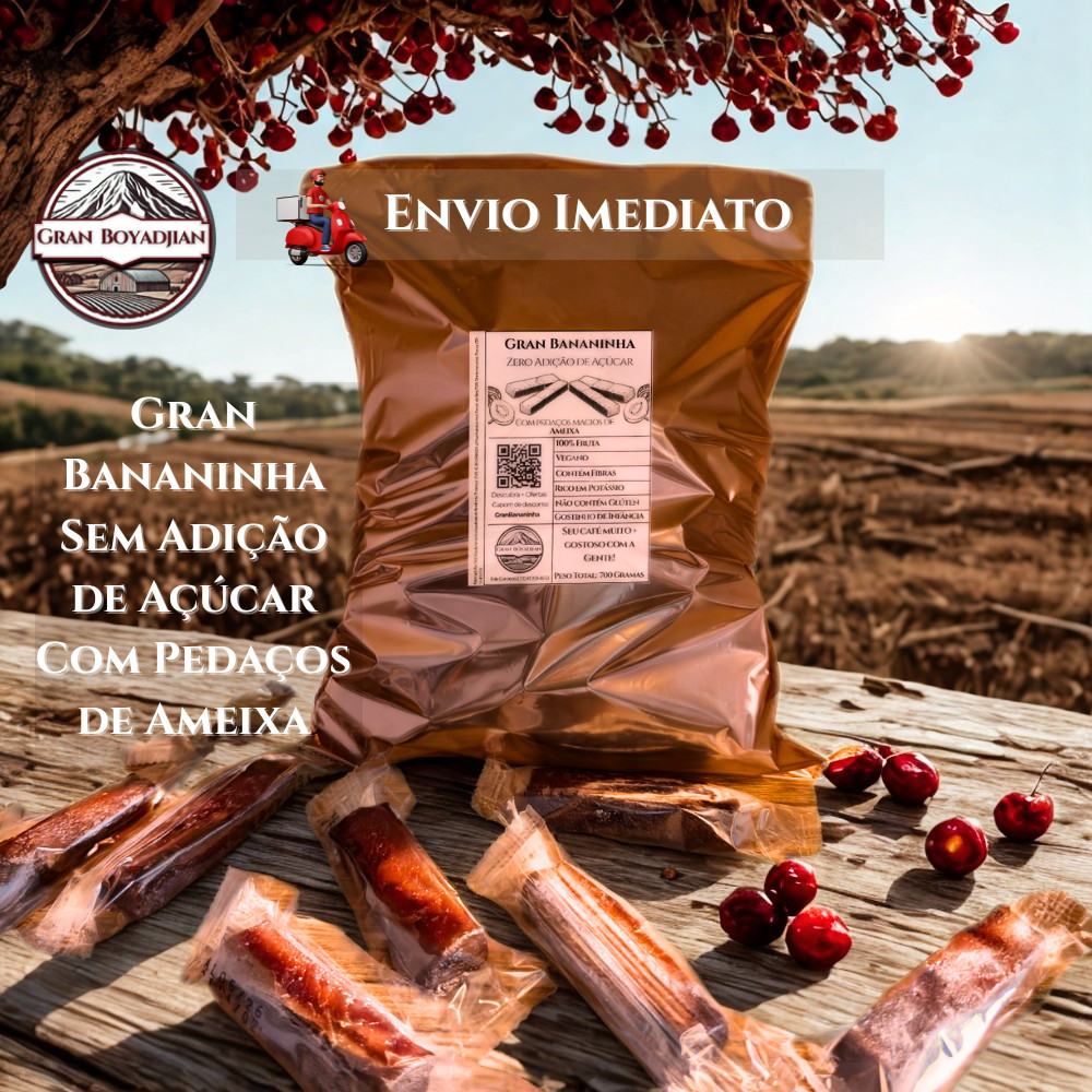 Kit Doce Gran Bananinha Sem Adição de Açúcar - 35 Unidades