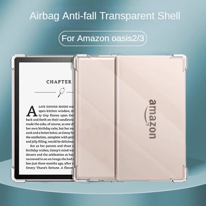 Capa Para Amazon Kindle Oasis 2/3 9th 10th Geração 2017 2019 7.0 Polegadas CW24WI/S8IN40 Silicone Macio TPU Transparente