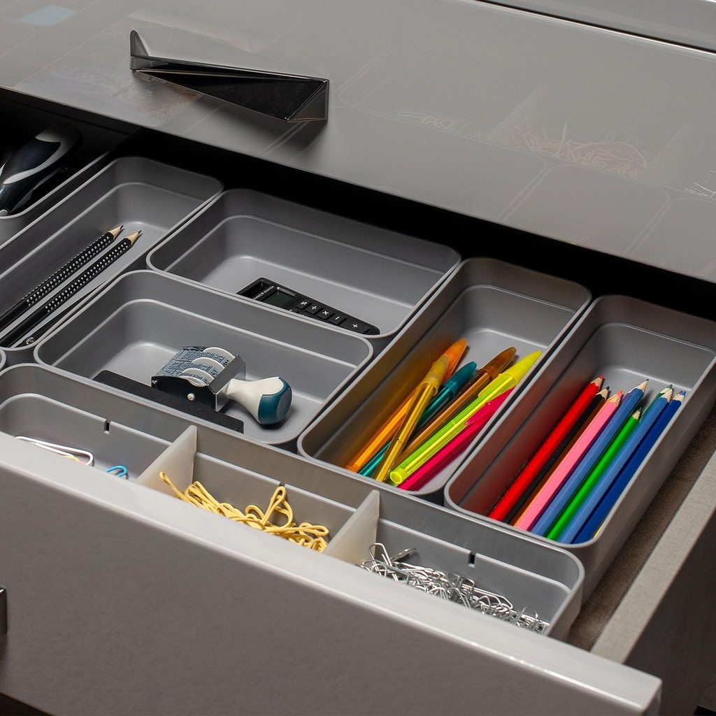Organizador de gavetas Ou 8,5x23x5,5 Linha Logic - Home & Living