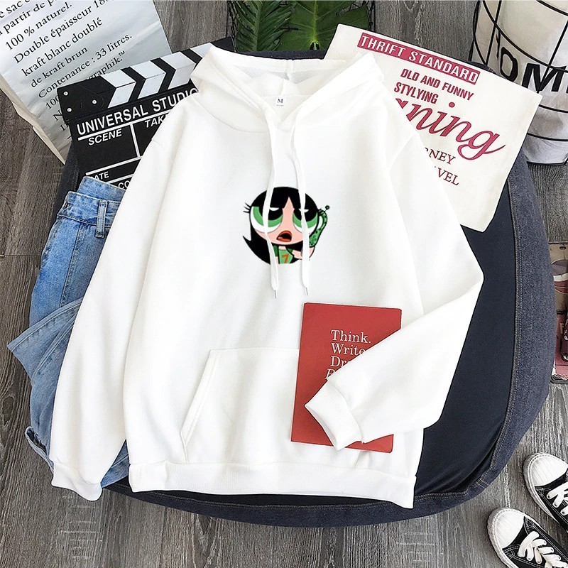 Blusa Moletom Docinho Canguru Algodão Meninas Super Poderosas Moda Influencer Blogueira