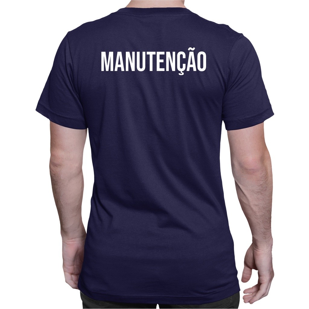Camiseta Manutenção Camisa Trabalho Uniforme Serviço Reparo Profissão Manga Curta UNIX