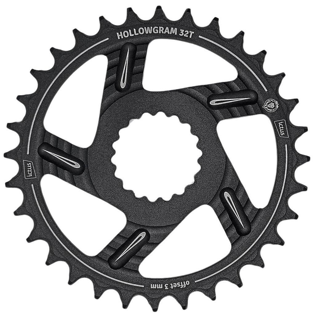 Coroa de Bicicleta Ictus Direct Mount Hollowgram FSA 3mm 32