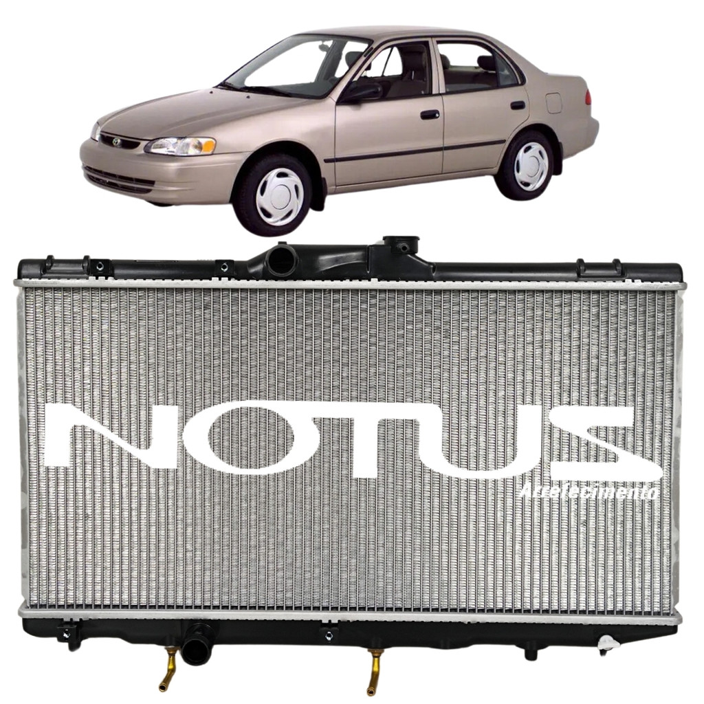 Radiador Notus Corolla 1.6 1.8 1994 1996 1998 2000 2001 Automático - Spare Parts and Accessories for Vehicles