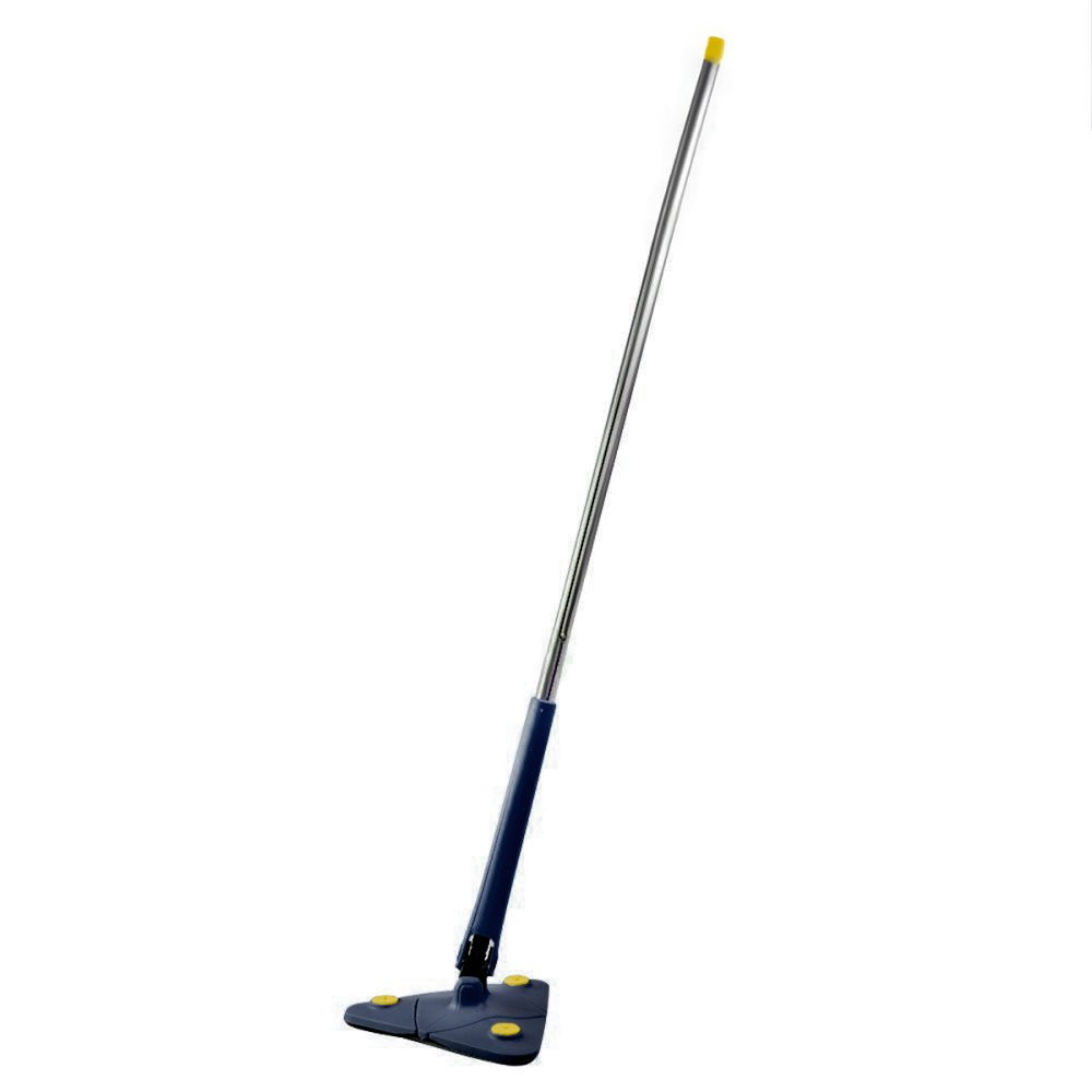 Mop De Limpeza Triângulo Ajustável Giratório 360° Esfregão Triangular Mop Giratório Rodo B...