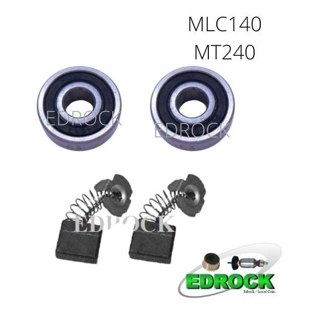 Policorte Makita MLC140  MT240  Rolamentos  Escova Carvão