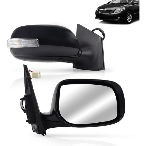 Retrovisor Corolla 08 09 10 11 12 13 Elétrico Com Pisca Direito passageiro