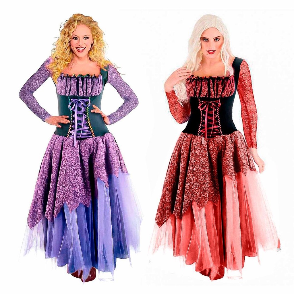 Fantasia de Halloween Feminino Bruxa Abracadabra de Luxo em Oferta na Shopee
