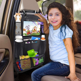 Bolsa de armazenamento multifuncional para encosto de banco de carro