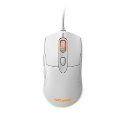 Mouse Gamer Pcyes Hydrus White Ghost 12400 Dpi Rgb 6 Botões Pmghwg