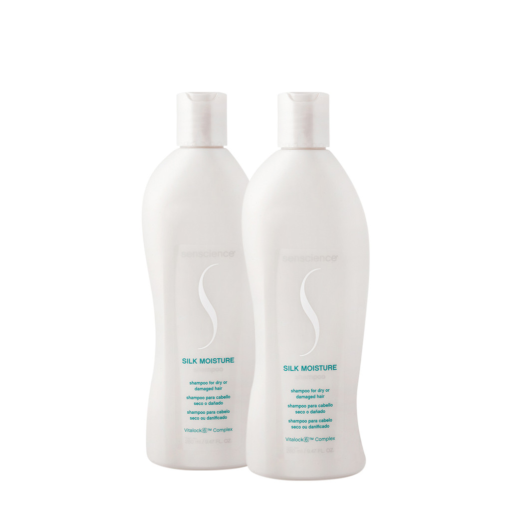 Kit Senscience Silk Moisture Shampoo Extra 280 (2 unidades) em Oferta na Shopee