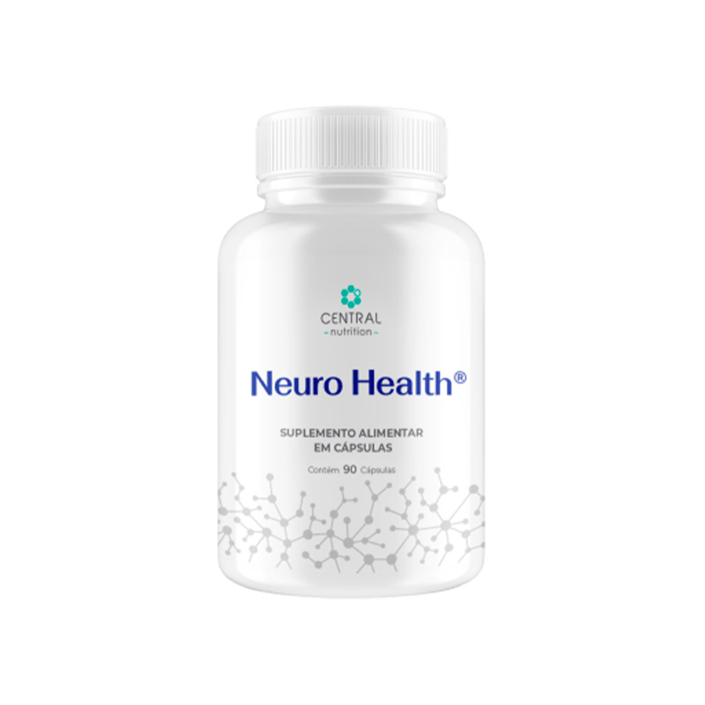 Neuro Health - Suplemento para o Cerébro 90 Capsulas - Central Nutrition