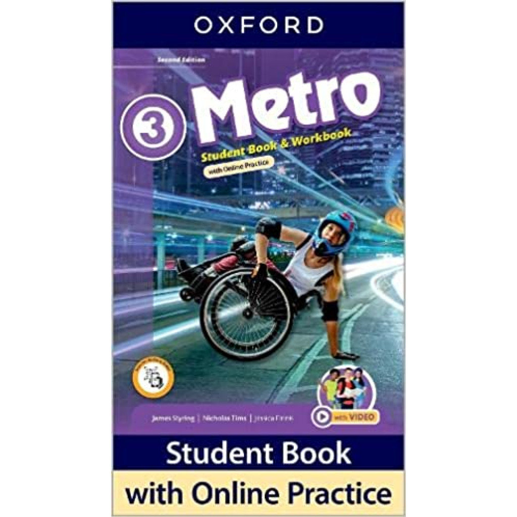 METRO 3   STUDENT BOOK WITH ONLINE PRACTICE   SECOND EDITION - Books & Magazines