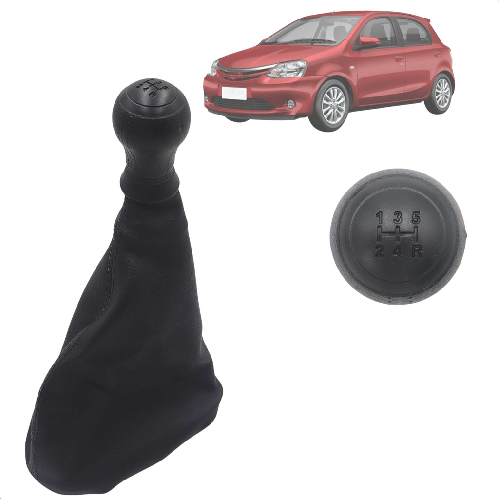 Kit Coifa e Alavanca Câmbio Etios 2013 2014 2015 2016 5M