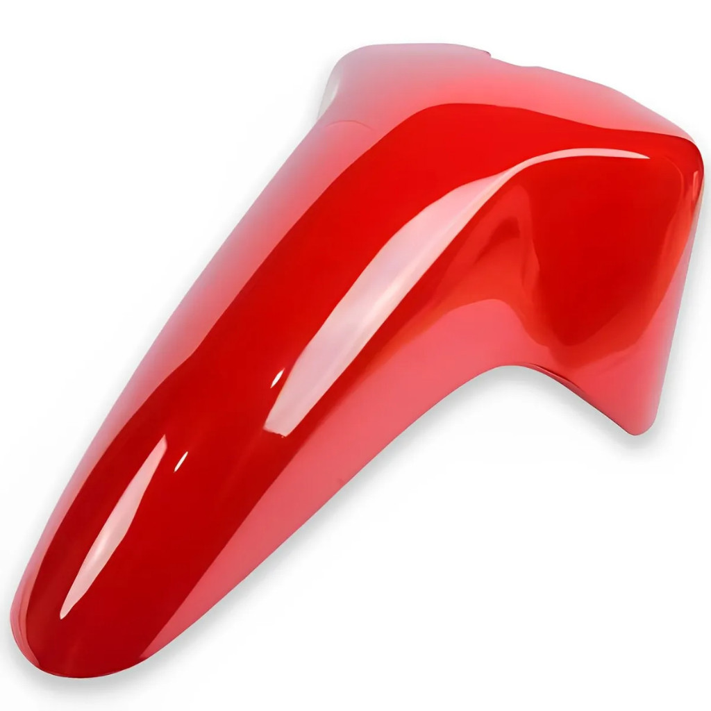 Paralama Dianteiro Parte da Frente Moto Honda Biz 125 KS/ES 2006 ABS 100% Virgem Vermelho Caruaru