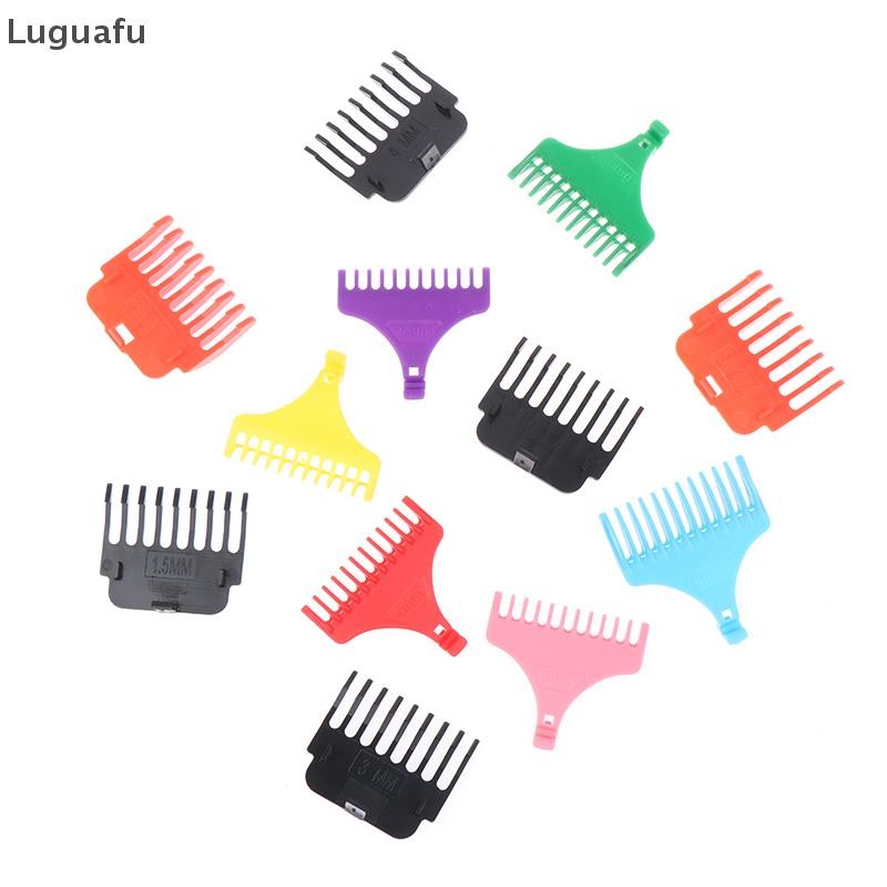 Luguafu Aparador De Cabelo Limite Pente Universal Preto Guardas Cabeleireiro Guia Corte Para T9 Estilo Trimmer Cutg Guia