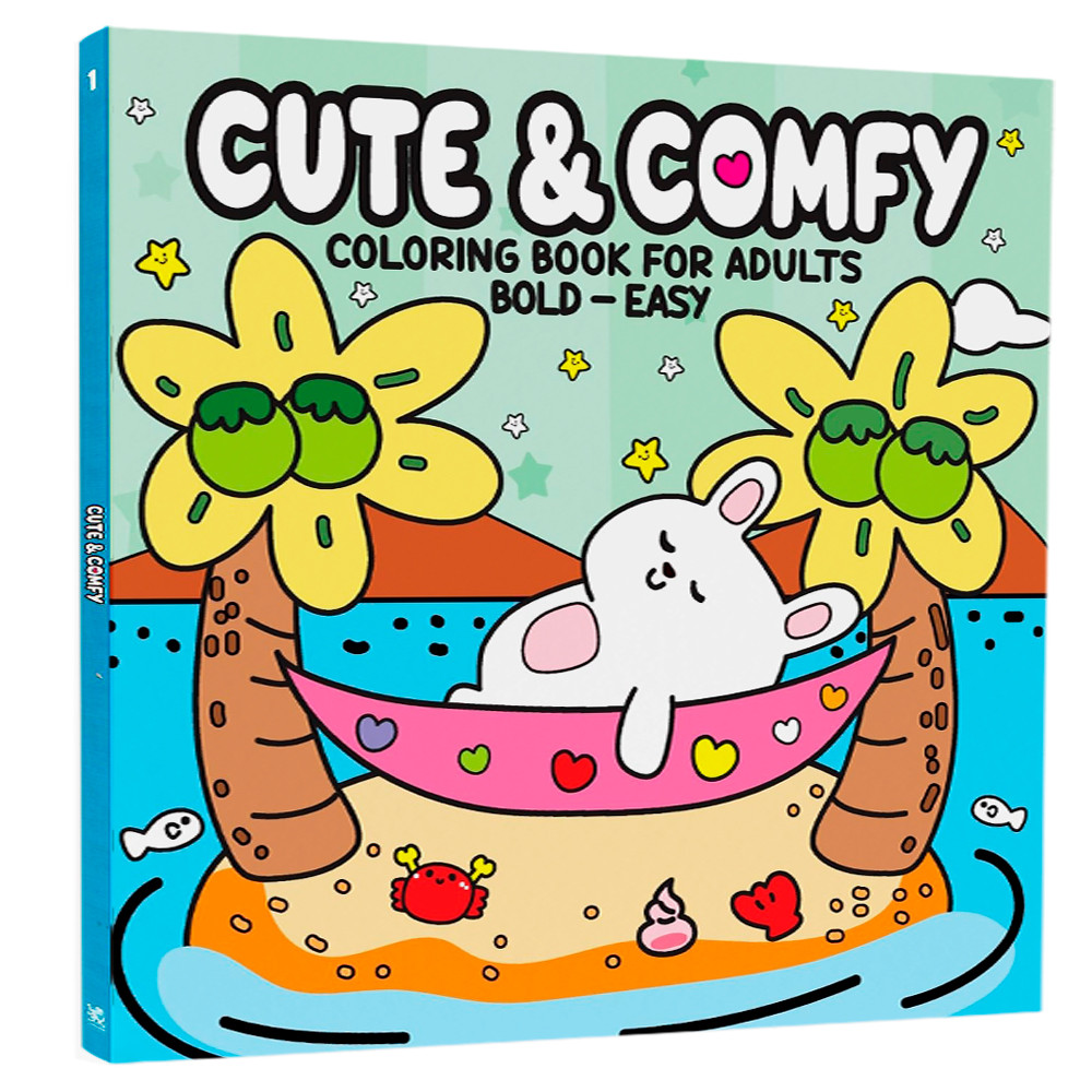 Cute & Comfy | Coloring Book for Adults 01