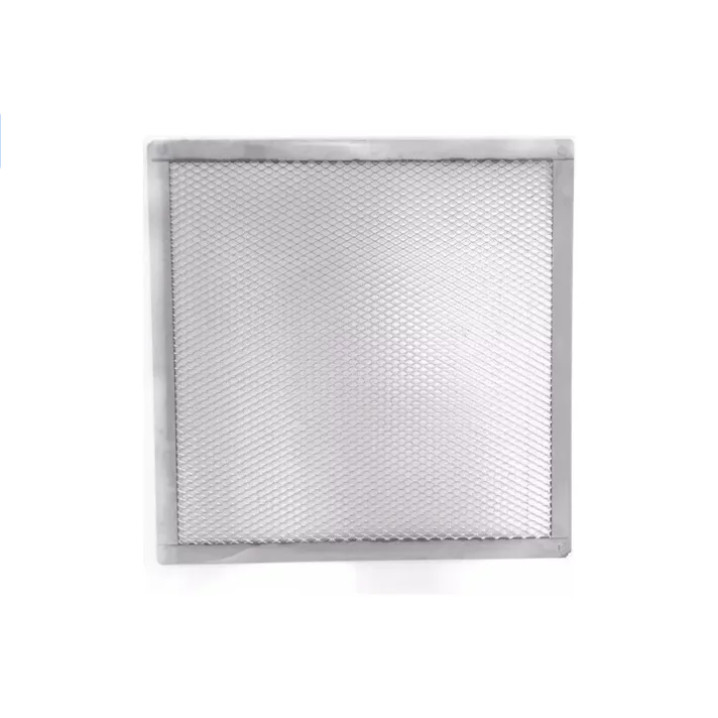 Tela Quadrada De Assar Pizza 45x45 Alumínio Borda Inox 1Cm