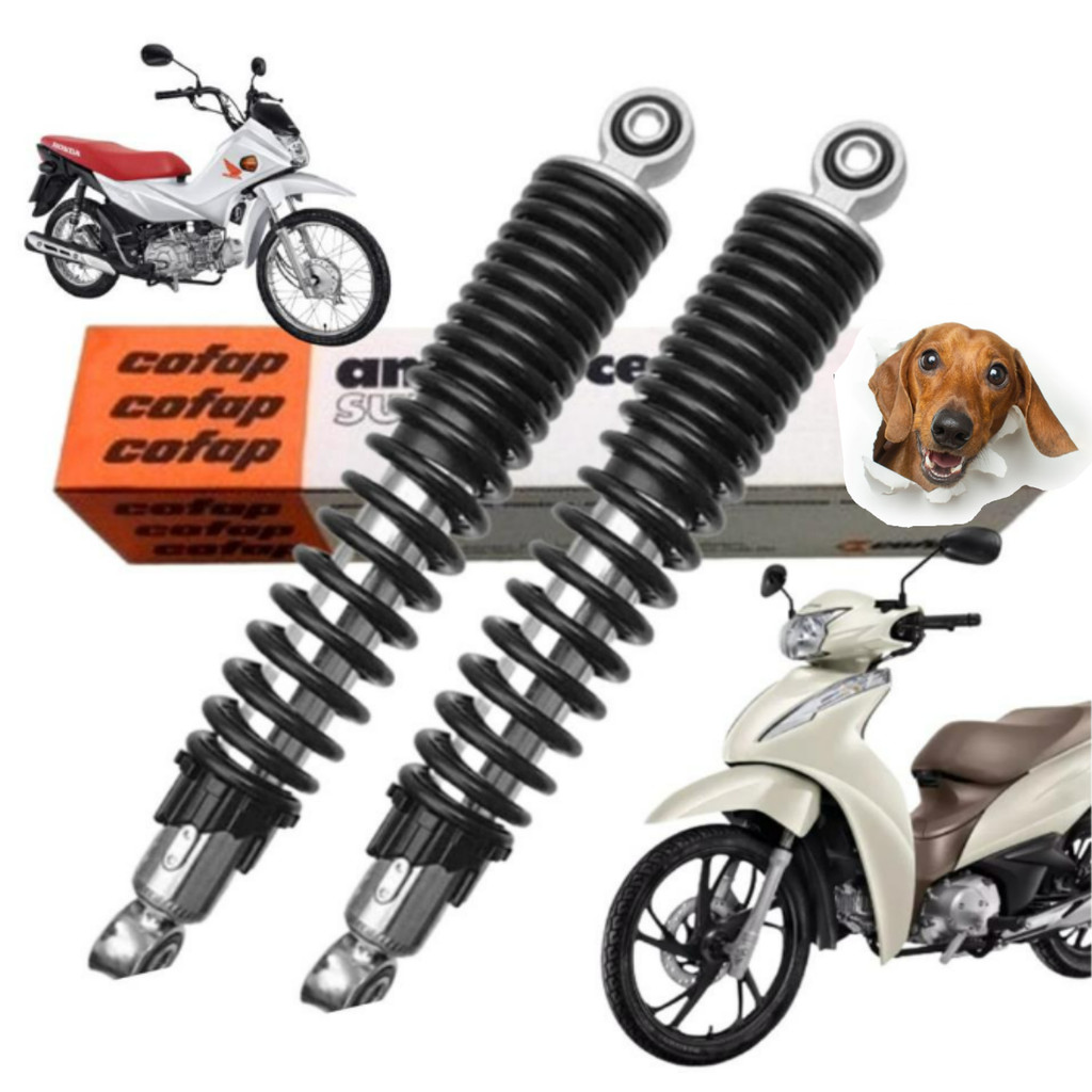 Par Amortecedor Honda Biz Pop 1998 A 2022 Original Cofap em Oferta na Shopee