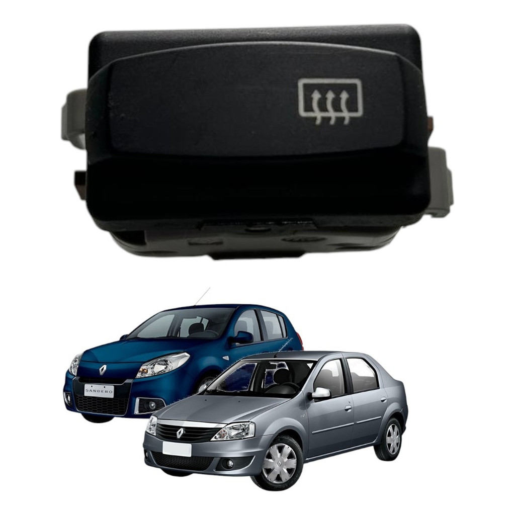Botão Desembaçador Renault Sandero/logan 25357278r