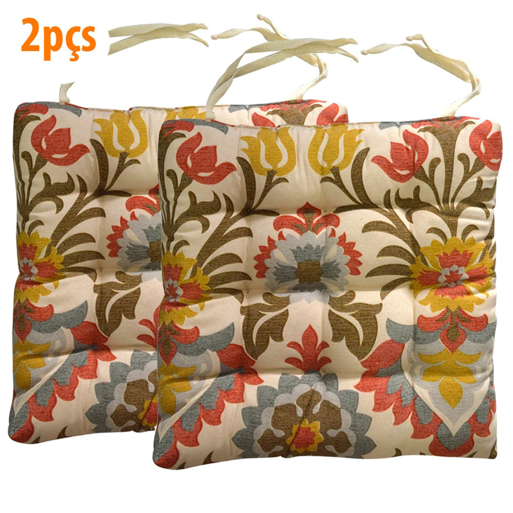 Almofada Para Cadeira Futton Wendy 40x40cm Plantas 2Pçs em Oferta na Shopee