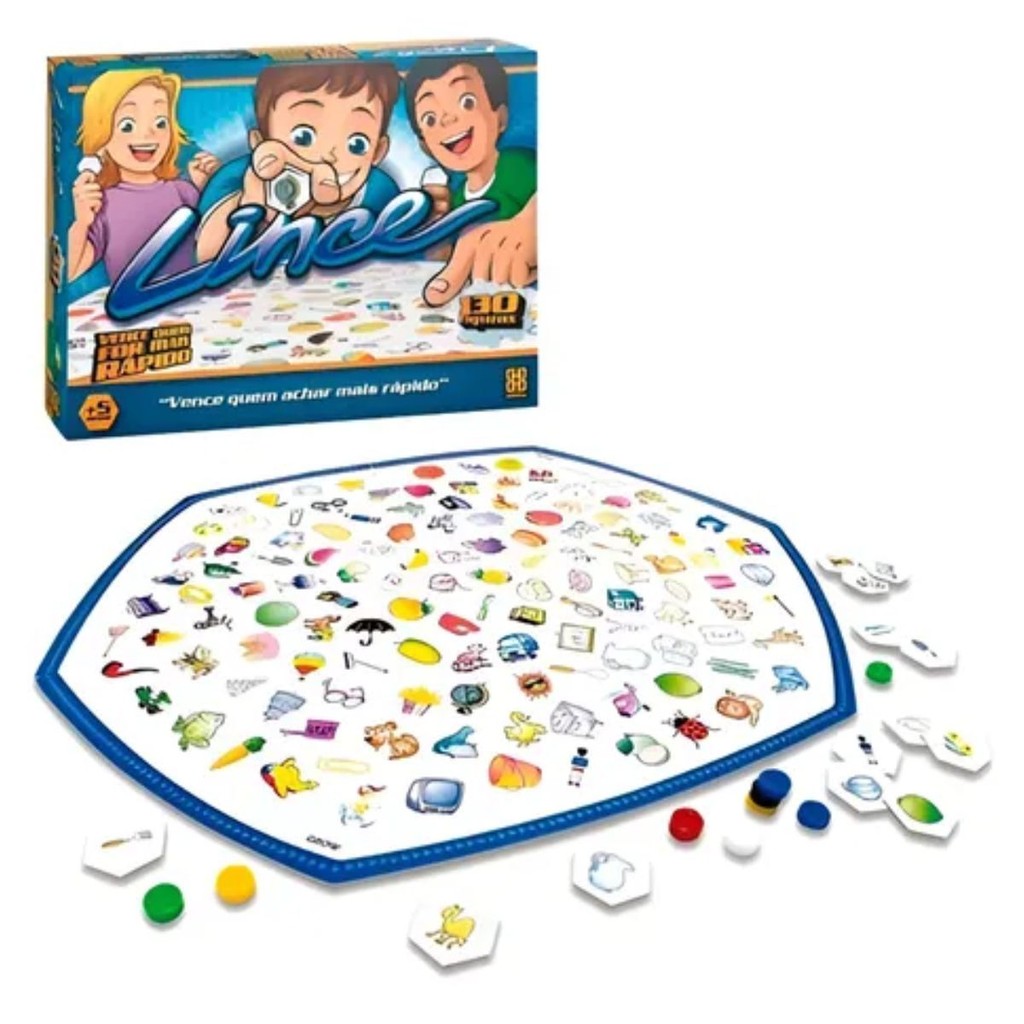 Jogo Pedagógico Lince Grow - 130 Figuras
