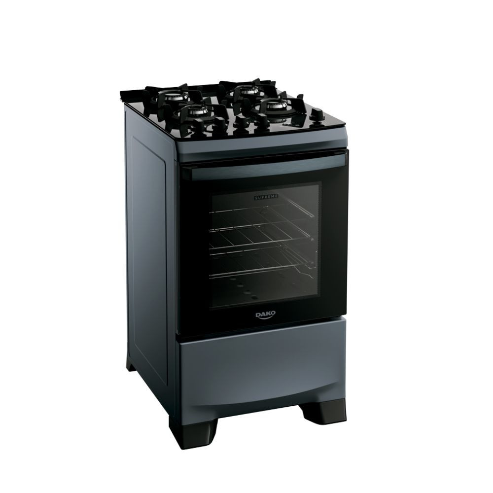 Fogão 4 Bocas Dako Supreme Timer Glass em Oferta na Shopee