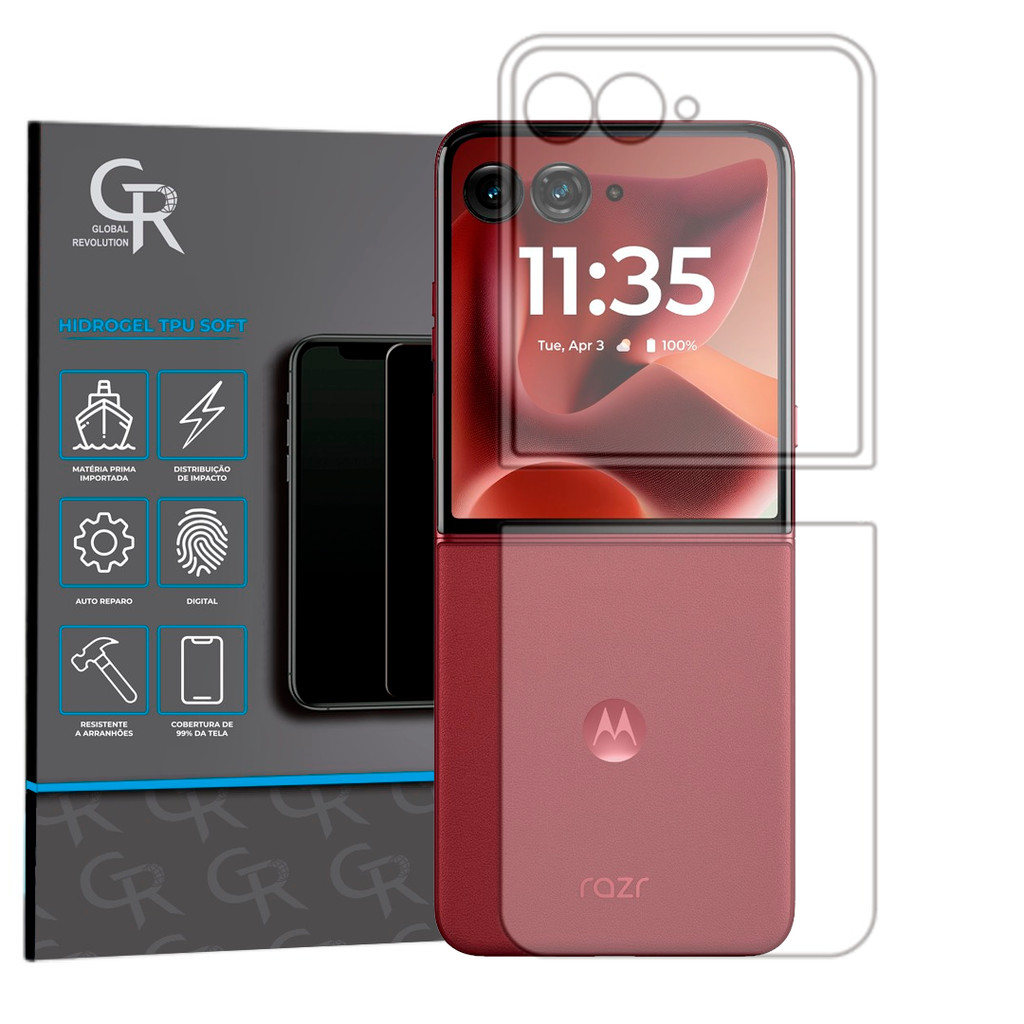 Película Hidrogel Verso Para Motorola Moto Razr 60 Ultra