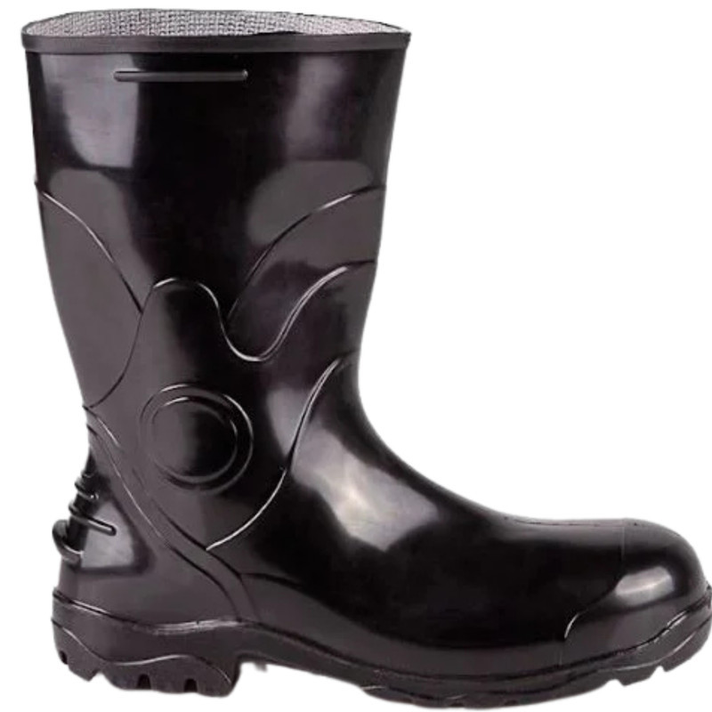 Bota Segurança PVC Cano Curto Bico Aço Palmilha Aço Bracol CA 37749