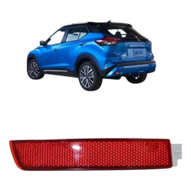 Refletor Parachoque Traseiro Nissan Kicks 16 17 18 19 20 21