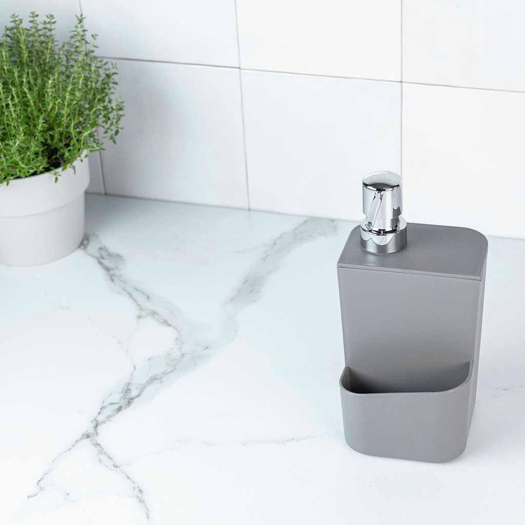 Dispenser para detergente e esponja Ou 650ml Linha Trium - Home & Living