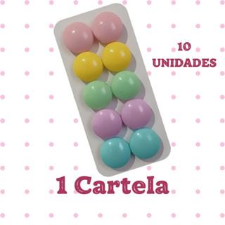10 Imãs CANDY COLOR Boton para Fotos Recados em Geladeira e Painéis Metálicos 2CM - IMA005 em Oferta na Shopee