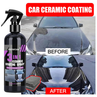 Spray De Revestimento Cerâmico Para Carro Rápido , À Prova D'água , Líquido Reparo De Pintura De Veículo E