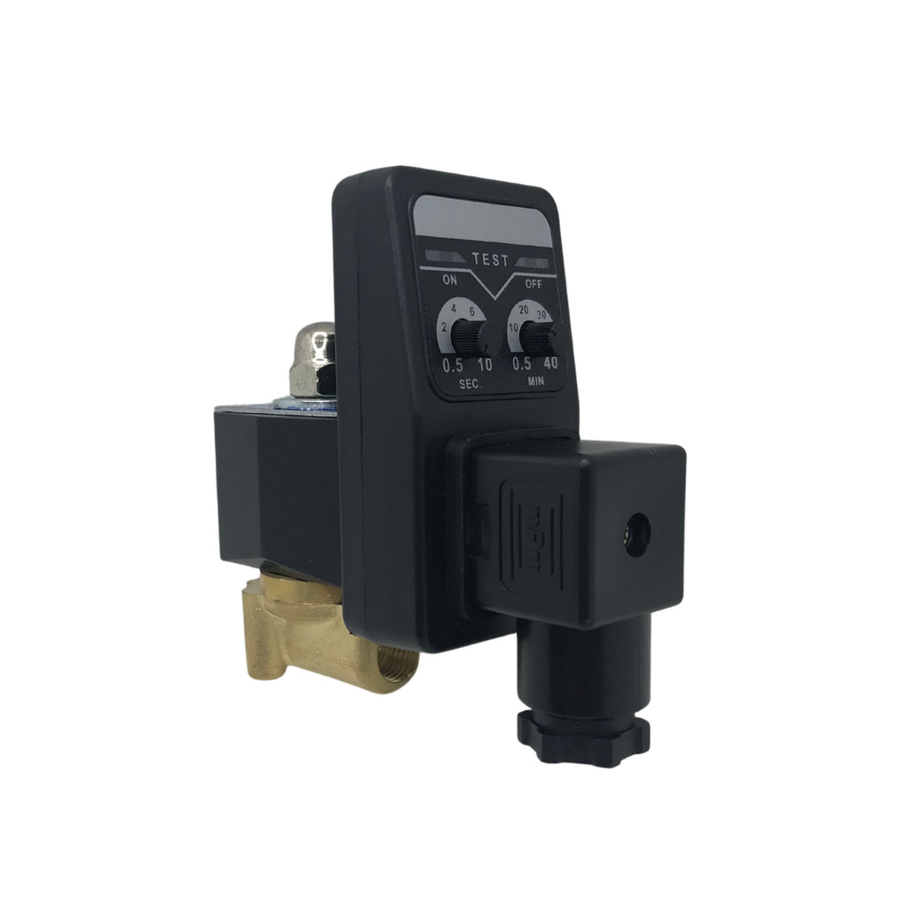 Dreno Purgador Eletrônico P/ Compressor Rosca 1/4 Bsp 220v